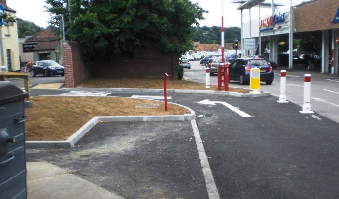 YEOVIL NEWS: Tesco exit onto Clarence Street is being used as an entrance by some people