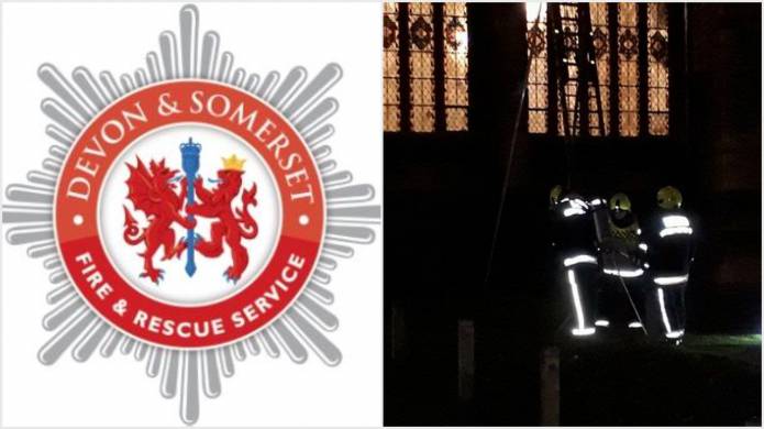 UPDATE: Fire was from a nearby courtyard – not St John’s Church