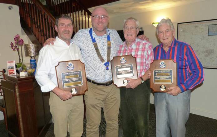 CLUBS AND SOCIETIES: Yeovil Lions Club members receive top award