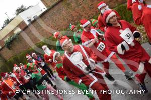 Santa Dash Part 2 – December 10, 2017: Father Christmas suits were the order of the day for the annual Santa Dash at Yeovil Country Park in aid of St Margaret’s Somerset Hospice. Photo 10