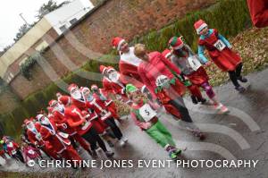 Santa Dash Part 2 – December 10, 2017: Father Christmas suits were the order of the day for the annual Santa Dash at Yeovil Country Park in aid of St Margaret’s Somerset Hospice. Photo 14