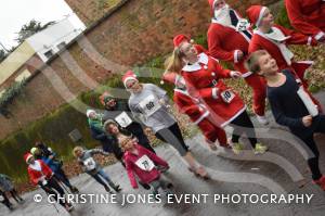 Santa Dash Part 2 – December 10, 2017: Father Christmas suits were the order of the day for the annual Santa Dash at Yeovil Country Park in aid of St Margaret’s Somerset Hospice. Photo 20