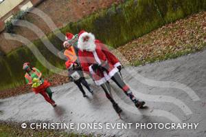 Santa Dash Part 2 – December 10, 2017: Father Christmas suits were the order of the day for the annual Santa Dash at Yeovil Country Park in aid of St Margaret’s Somerset Hospice. Photo 24