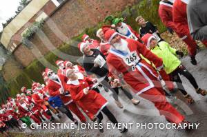 Santa Dash Part 2 – December 10, 2017: Father Christmas suits were the order of the day for the annual Santa Dash at Yeovil Country Park in aid of St Margaret’s Somerset Hospice. Photo 5