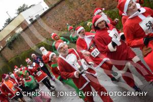 Santa Dash Part 2 – December 10, 2017: Father Christmas suits were the order of the day for the annual Santa Dash at Yeovil Country Park in aid of St Margaret’s Somerset Hospice. Photo 9
