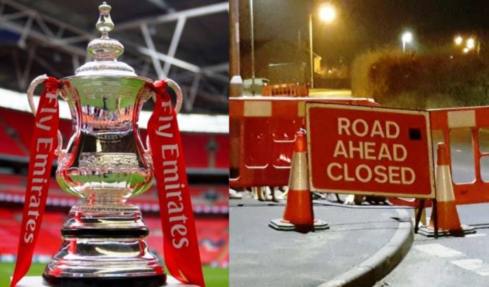 GLOVERS NEWS: Thorne Lane UNLIKELY to be open for FA Cup motorists – traffic chaos here we go!