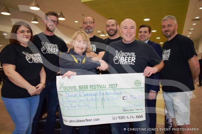 YEOVIL NEWS: Beer festival brews up the cash for local groups and charities Photo 3