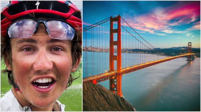SOMERSET NEWS: Unicyclist Ed to begin USA leg of round-the-world journey by crossing the Golden Gate Bridge