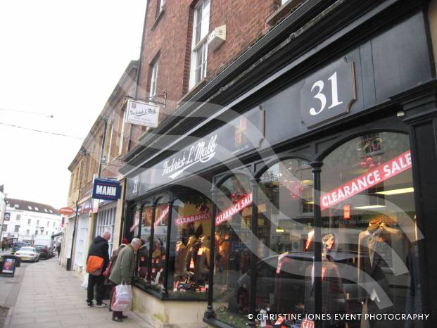 YEOVIL NEWS: Well-known menswear store to close