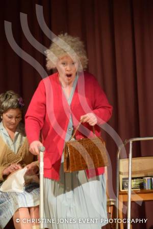 Has Anyone Seen My Dentures Pt 1 – Feb 9-10, 2018: Adult members of the Castaway Theatre Group perform a fundraising comedy play at East Coker Village Hall. Photo 13