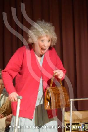 Has Anyone Seen My Dentures Pt 1 – Feb 9-10, 2018: Adult members of the Castaway Theatre Group perform a fundraising comedy play at East Coker Village Hall. Photo 14