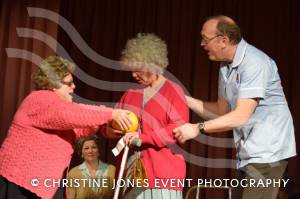 Has Anyone Seen My Dentures Pt 1 – Feb 9-10, 2018: Adult members of the Castaway Theatre Group perform a fundraising comedy play at East Coker Village Hall. Photo 24