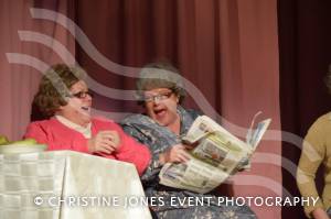 Has Anyone Seen My Dentures Pt 1 – Feb 9-10, 2018: Adult members of the Castaway Theatre Group perform a fundraising comedy play at East Coker Village Hall. Photo 35