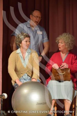 Has Anyone Seen My Dentures Pt 1 – Feb 9-10, 2018: Adult members of the Castaway Theatre Group perform a fundraising comedy play at East Coker Village Hall. Photo 45