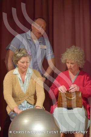 Has Anyone Seen My Dentures Pt 1 – Feb 9-10, 2018: Adult members of the Castaway Theatre Group perform a fundraising comedy play at East Coker Village Hall. Photo 46