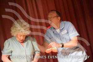 Has Anyone Seen My Dentures Pt 3 – Feb 9-10, 2018: Adult members of the Castaway Theatre Group perform a fundraising comedy play at East Coker Village Hall. Photo 11