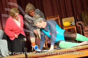 Has Anyone Seen My Dentures Pt 3 – Feb 9-10, 2018: Adult members of the Castaway Theatre Group perform a fundraising comedy play at East Coker Village Hall. Photo 3
