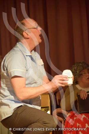 Has Anyone Seen My Dentures Pt 3 – Feb 9-10, 2018: Adult members of the Castaway Theatre Group perform a fundraising comedy play at East Coker Village Hall. Photo 56