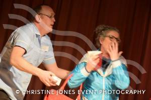 Has Anyone Seen My Dentures Pt 3 – Feb 9-10, 2018: Adult members of the Castaway Theatre Group perform a fundraising comedy play at East Coker Village Hall. Photo 60