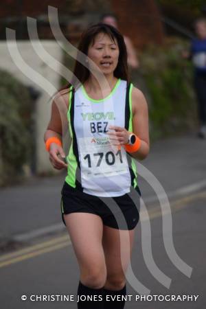 Yeovil Half Marathon Part 27 – March 25, 2018: Around 2,000 runners took to the stress of Yeovil and surrounding area for the annual Half Marathon. Photo 22