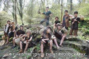 Castaways at Ninesprings – April 14, 2018: Members of the Castaway Theatre Group went to the Yeovil Country Park for a photo shoot ahead of their forthcoming production of Peter Pan the Musical. Photo 6