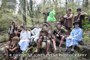 Castaways at Ninesprings – April 14, 2018: Members of the Castaway Theatre Group went to the Yeovil Country Park for a photo shoot ahead of their forthcoming production of Peter Pan the Musical. Photo 7