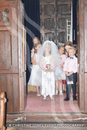 Class 1 wedding at Montacute Pt 1 – May 17, 2018: Children at All Saints Primary School in Montacute enjoyed their very own Class 1 wedding at St Catherine’s Church ahead of the Royal Wedding between Prince Harry and Meghan Markle. Photo 10