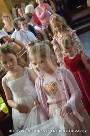Class 1 wedding at Montacute Pt 1 – May 17, 2018: Children at All Saints Primary School in Montacute enjoyed their very own Class 1 wedding at St Catherine’s Church ahead of the Royal Wedding between Prince Harry and Meghan Markle. Photo 16