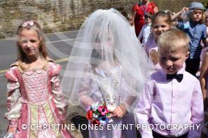 Class 1 wedding at Montacute Pt 1 – May 17, 2018: Children at All Saints Primary School in Montacute enjoyed their very own Class 1 wedding at St Catherine’s Church ahead of the Royal Wedding between Prince Harry and Meghan Markle. Photo 1
