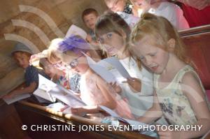 Class 1 wedding at Montacute Pt 1 – May 17, 2018: Children at All Saints Primary School in Montacute enjoyed their very own Class 1 wedding at St Catherine’s Church ahead of the Royal Wedding between Prince Harry and Meghan Markle. Photo 17
