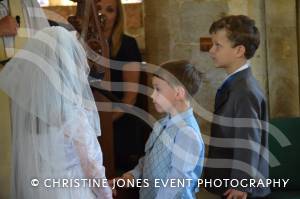 Class 1 wedding at Montacute Pt 1 – May 17, 2018: Children at All Saints Primary School in Montacute enjoyed their very own Class 1 wedding at St Catherine’s Church ahead of the Royal Wedding between Prince Harry and Meghan Markle. Photo 21