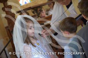 Class 1 wedding at Montacute Pt 1 – May 17, 2018: Children at All Saints Primary School in Montacute enjoyed their very own Class 1 wedding at St Catherine’s Church ahead of the Royal Wedding between Prince Harry and Meghan Markle. Photo 22