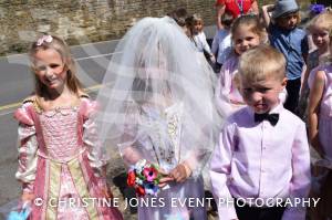 Class 1 wedding at Montacute Pt 1 – May 17, 2018: Children at All Saints Primary School in Montacute enjoyed their very own Class 1 wedding at St Catherine’s Church ahead of the Royal Wedding between Prince Harry and Meghan Markle. Photo 4