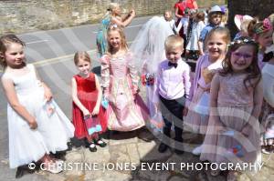 Class 1 wedding at Montacute Pt 1 – May 17, 2018: Children at All Saints Primary School in Montacute enjoyed their very own Class 1 wedding at St Catherine’s Church ahead of the Royal Wedding between Prince Harry and Meghan Markle. Photo 5
