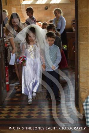 Class 1 wedding at Montacute Pt 2 – May 17, 2018: Children at All Saints Primary School in Montacute enjoyed their very own Class 1 wedding at St Catherine’s Church ahead of the Royal Wedding between Prince Harry and Meghan Markle. Photo 13