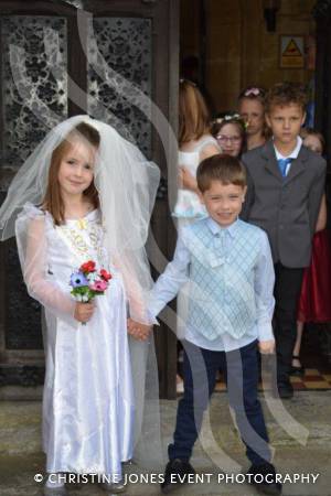 Class 1 wedding at Montacute Pt 2 – May 17, 2018: Children at All Saints Primary School in Montacute enjoyed their very own Class 1 wedding at St Catherine’s Church ahead of the Royal Wedding between Prince Harry and Meghan Markle. Photo 17