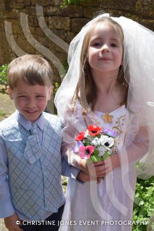 Class 1 wedding at Montacute Pt 2 – May 17, 2018: Children at All Saints Primary School in Montacute enjoyed their very own Class 1 wedding at St Catherine’s Church ahead of the Royal Wedding between Prince Harry and Meghan Markle. Photo 18