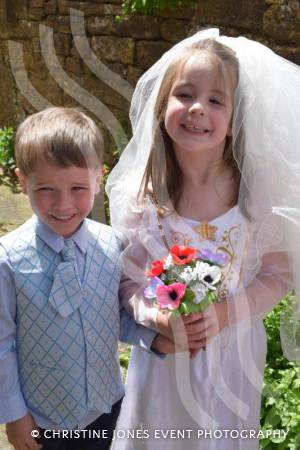 Class 1 wedding at Montacute Pt 2 – May 17, 2018: Children at All Saints Primary School in Montacute enjoyed their very own Class 1 wedding at St Catherine’s Church ahead of the Royal Wedding between Prince Harry and Meghan Markle. Photo 22
