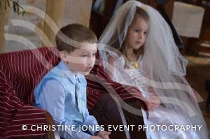 Class 1 wedding at Montacute Pt 2 – May 17, 2018: Children at All Saints Primary School in Montacute enjoyed their very own Class 1 wedding at St Catherine’s Church ahead of the Royal Wedding between Prince Harry and Meghan Markle. Photo 2