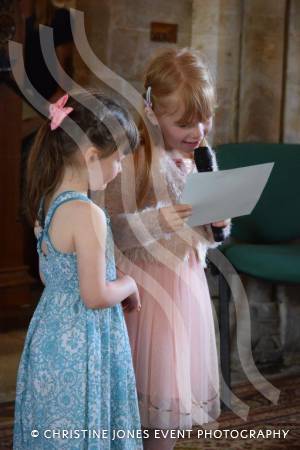 Class 1 wedding at Montacute Pt 2 – May 17, 2018: Children at All Saints Primary School in Montacute enjoyed their very own Class 1 wedding at St Catherine’s Church ahead of the Royal Wedding between Prince Harry and Meghan Markle. Photo 3
