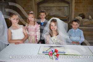 Class 1 wedding at Montacute Pt 2 – May 17, 2018: Children at All Saints Primary School in Montacute enjoyed their very own Class 1 wedding at St Catherine’s Church ahead of the Royal Wedding between Prince Harry and Meghan Markle. Photo 9