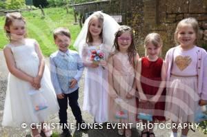 Class 1 wedding at Montacute Pt 3 – May 17, 2018: Children at All Saints Primary School in Montacute enjoyed their very own Class 1 wedding at St Catherine’s Church ahead of the Royal Wedding between Prince Harry and Meghan Markle. Photo 10