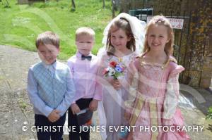 Class 1 wedding at Montacute Pt 3 – May 17, 2018: Children at All Saints Primary School in Montacute enjoyed their very own Class 1 wedding at St Catherine’s Church ahead of the Royal Wedding between Prince Harry and Meghan Markle. Photo 19