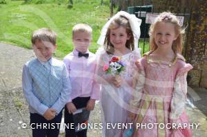 Class 1 wedding at Montacute Pt 3 – May 17, 2018: Children at All Saints Primary School in Montacute enjoyed their very own Class 1 wedding at St Catherine’s Church ahead of the Royal Wedding between Prince Harry and Meghan Markle. Photo 20