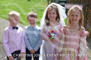 Class 1 wedding at Montacute Pt 3 – May 17, 2018: Children at All Saints Primary School in Montacute enjoyed their very own Class 1 wedding at St Catherine’s Church ahead of the Royal Wedding between Prince Harry and Meghan Markle. Photo 21