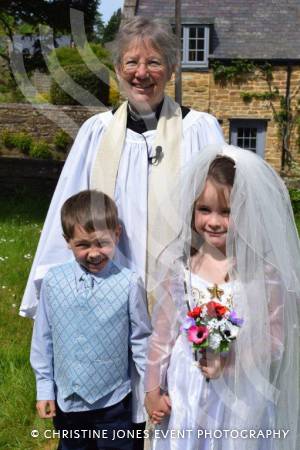 Class 1 wedding at Montacute Pt 3 – May 17, 2018: Children at All Saints Primary School in Montacute enjoyed their very own Class 1 wedding at St Catherine’s Church ahead of the Royal Wedding between Prince Harry and Meghan Markle. Photo 24