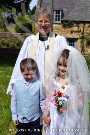 Class 1 wedding at Montacute Pt 3 – May 17, 2018: Children at All Saints Primary School in Montacute enjoyed their very own Class 1 wedding at St Catherine’s Church ahead of the Royal Wedding between Prince Harry and Meghan Markle. Photo 26