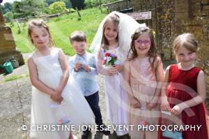 Class 1 wedding at Montacute Pt 3 – May 17, 2018: Children at All Saints Primary School in Montacute enjoyed their very own Class 1 wedding at St Catherine’s Church ahead of the Royal Wedding between Prince Harry and Meghan Markle. Photo 2