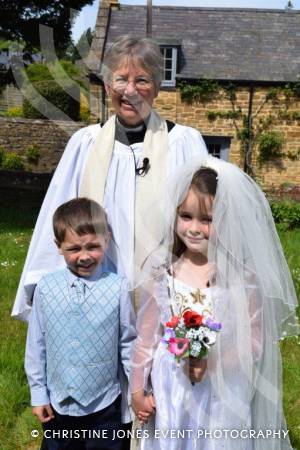 Class 1 wedding at Montacute Pt 3 – May 17, 2018: Children at All Saints Primary School in Montacute enjoyed their very own Class 1 wedding at St Catherine’s Church ahead of the Royal Wedding between Prince Harry and Meghan Markle. Photo 27