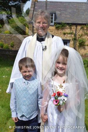 Class 1 wedding at Montacute Pt 3 – May 17, 2018: Children at All Saints Primary School in Montacute enjoyed their very own Class 1 wedding at St Catherine’s Church ahead of the Royal Wedding between Prince Harry and Meghan Markle. Photo 28